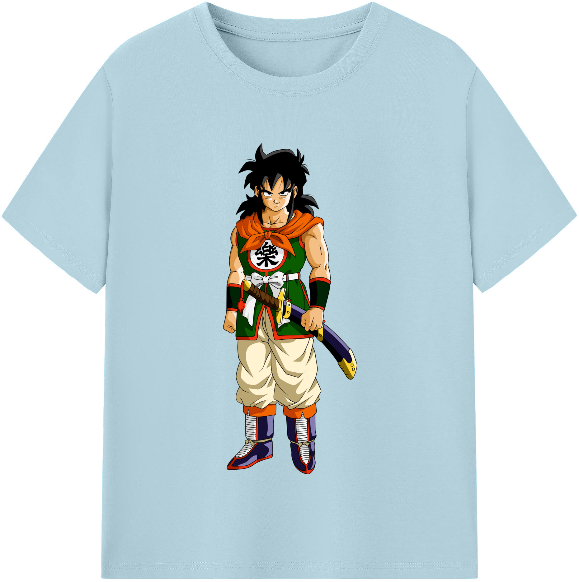 （画像用） ドラゴンボール ヤムチャ DRAGON BALL Yamcha 綿100％半袖Tシャツ（フロントプリント）